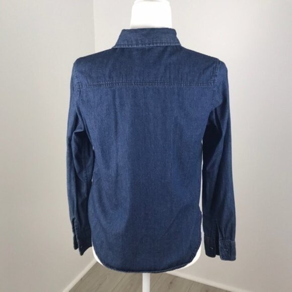 Ali & Kris Blue Button Down Shirt Size M - Picture 2 of 8